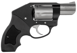 Charter Arms 53911 Off Duty  Compact 38 Special  5 Shot 2″ Matte Stainless Steel Barrel & Cylinder  Black Aluminum Frame w/Black Finger Grooved Rubber Grip