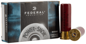 Federal F13100 Power-Shok Magnum 12Gauge 3″ 1 7/8oz 00BuckShot 5 Per Box