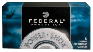 Federal 222A Power-Shok  222Rem 50gr Jacketed Soft Point 20rd Box