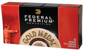 Federal GM38A Premium Gold Medal 38Special 148gr Lead Wadcutter 50rd Box