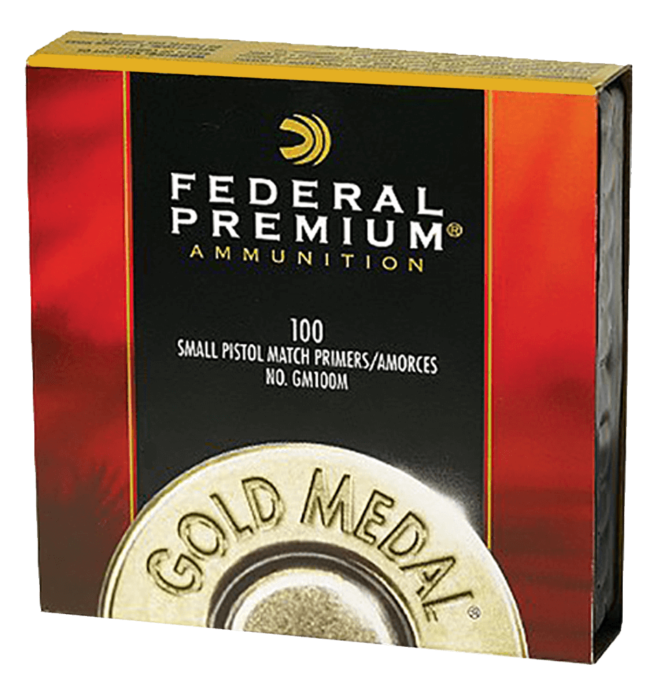 Federal GM100M Gold Medal Premium Small Pistol Multi Caliber Handgun 1000 Per Box Federal GM100M Gold Medal Premium Small Pistol Multi Caliber Handgun 1000 Per Box