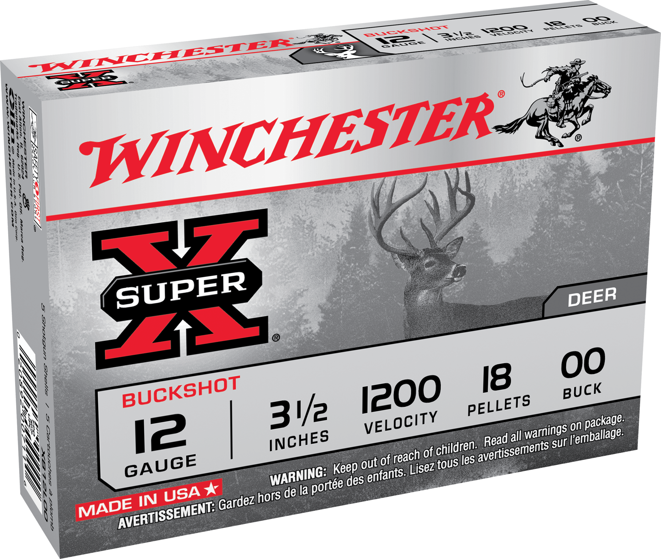 Winchester Ammo XB12300VP Super X 12 Gauge 3″ 15 Pellets 00 Buck Shot 15 Bx Value Pack Winchester Ammo XB12300VP Super X 12 Gauge 3″ 15 Pellets 00 Buck Shot 15 Bx Value Pack