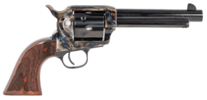 Taylors & Company 555130 Gambler 45 Colt (LC) Caliber with 5.50 Blued Finish Barrel 6rd Capacity Blued Finish Cylinder Color Case Hardened Finish Steel Frame & Checkered Walnut Grip” Taylors & Company 555130 Gambler 45 Colt (LC) Caliber with 5.50 Blued Finish Barrel 6rd Capacity Blued Finish Cylinder Color Case Hardened Finish Steel Frame & Checkered Walnut Grip”