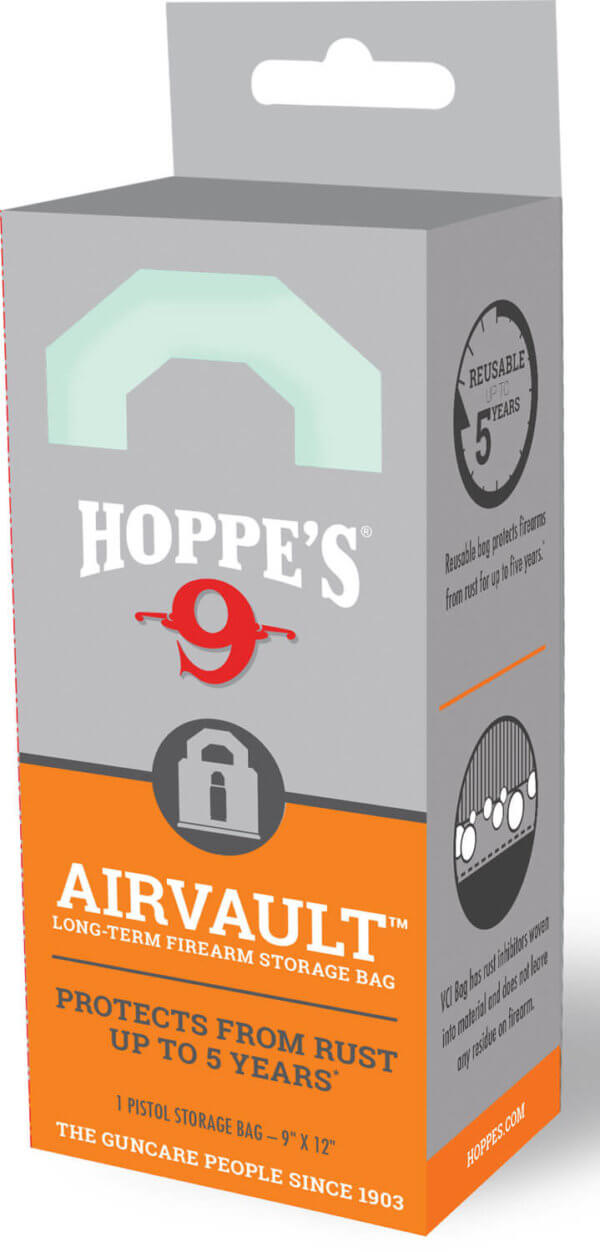 Hoppe’s HVCIS Air Vault Storage Bag Handgun 9″ x 12″