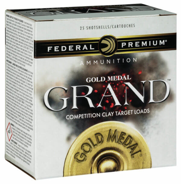 Federal GMT1188 Premium Gold Medal Paper 12Gauge 2.75″ 1 1/8oz 8Shot 25rd Box