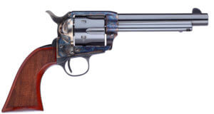 Taylors & Company 555139 1873 Cattleman Gunfighter 45 Colt (LC) Caliber with 5.50″ Blued Finish Barrel 6rd Capacity Blued Finish Cylinder Color Case Hardened Finish Steel Frame & Walnut Army Size Grip Taylors & Company 555139 1873 Cattleman Gunfighter 45 Colt (LC) Caliber with 5.50″ Blued Finish Barrel 6rd Capacity Blued Finish Cylinder Color Case Hardened Finish Steel Frame & Walnut Army Size Grip