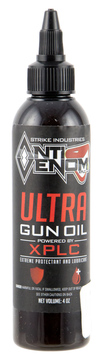 Strike Industries VMULTRA Anti Venom Ultra Gun Oil Lubricates 4 oz Squeeze Bottle Strike Industries VMULTRA Anti Venom Ultra Gun Oil Lubricates 4 oz Squeeze Bottle