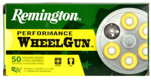 Remington Ammunition 22267 Performance WheelGun  38 Special 148 gr Target Master Wad Cutter 50rd Box