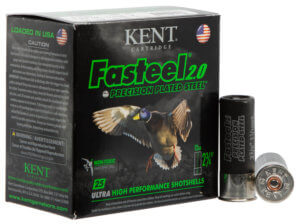 Kent Cartridge K122FS302 Fasteel 2.0  12 Gauge 2.75″ 1 1/16 oz 2 Shot 25rd Box