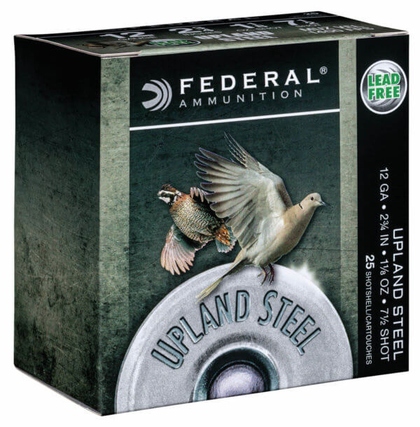Federal USH1275 Upland Field & Range 12Gauge 2.75″ 1 1/8oz 7.5Shot 25rd Box