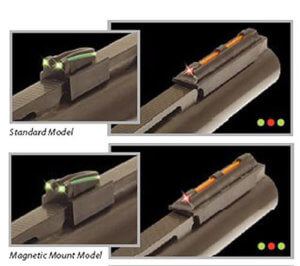 TruGlo TG942XB Magnum Gobble Dot Xtreme Series For Mossberg/Weatherby/Winchester (Excluding SX3)/10 Ga. Models Front Red Fiber Optic/Rear Green Fiber Optic
