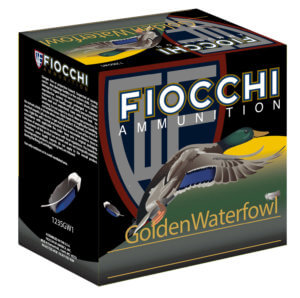 Fiocchi 123SGW1 Golden Waterfowl  12Gauge 3″ 1 1/4oz 1Shot 25rd Box