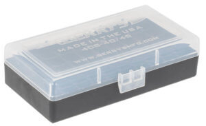 Berry’s 67425 Ammo Box  40 S&W/45 ACP Clear/Black Polypropylene 50rd
