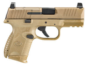 FN 66100575 509C MRD 9mm Luger 10+1 3.70″ Black Recessed Target Crown Steel Barrel Flat Dark Earth PVD Optic Ready/Serrated Steel Slide & Polymer Frame w/Picatinny Rail Ambidextrous FN 66100575 509C MRD 9mm Luger 10+1 3.70″ Black Recessed Target Crown Steel Barrel Flat Dark Earth PVD Optic Ready/Serrated Steel Slide & Polymer Frame w/Picatinny Rail Ambidextrous