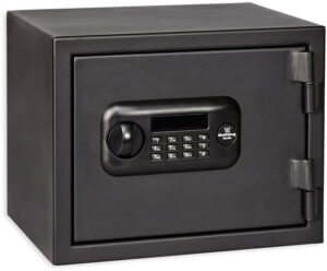 Bulldog BD1090F Digital Fire Safe Vault Keypad/Key Entry Black Steel 12″ x 15″ x 12″ Bulldog BD1090F Digital Fire Safe Vault Keypad/Key Entry Black Steel 12″ x 15″ x 12″