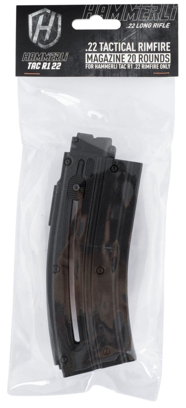 Hammerli Arms 576620 OEM Replacement Magazine 20rd 22 LR Fits Hammerli Tac R1C Black Steel Hammerli Arms 576620 OEM Replacement Magazine 20rd 22 LR Fits Hammerli Tac R1C Black Steel