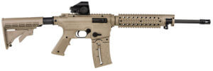Mossberg 37240 715T Flat Top Tactical 22 LR Caliber with 25+1 Capacity 16.25ā³ Barrel Matte Blued Metal Finish & Adjustable Flat Dark Earth Synthetic Stock Right Hand (Full Size) Includes Green Dot Mossberg 37240 715T Flat Top Tactical 22 LR Caliber with 25+1 Capacity 16.25ā³ Barrel Matte Blued Metal Finish & Adjustable Flat Dark Earth Synthetic Stock Right Hand (Full Size) Includes Green Dot
