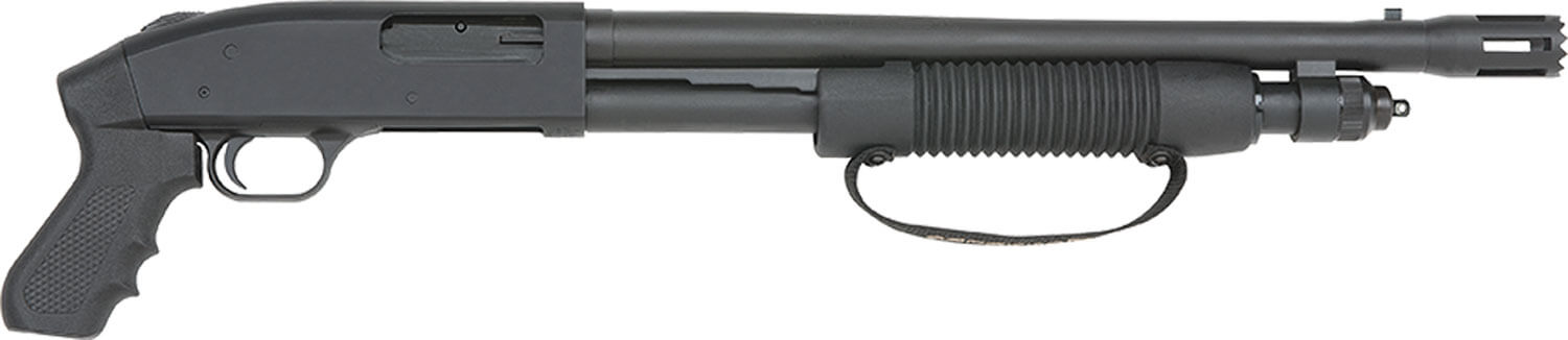 Mossberg 50697 590 Cruiser 12 Gauge 6+1 3″ 18.50″ Stand-Off Barrel Dual Extractors Matte Blued Metal Finish Synthetic Pistol Grip Stock Mossberg 50697 590 Cruiser 12 Gauge 6+1 3″ 18.50″ Stand-Off Barrel Dual Extractors Matte Blued Metal Finish Synthetic Pistol Grip Stock