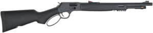 Henry H012CX Big Boy X Model Lever Action 45 Colt (LC) Caliber with 7+1 Capacity  17.40″ Barrel  Overall Blued Metal Finish & Black Synthetic Stock  Right Hand (Full Size)