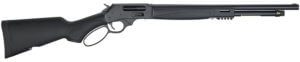 Henry H018X410 Lever X Model 410 Gauge with 19.80″ Barrel  2.5″ Chamber  5+1 Capacity  Blued Metal Finish & Black Synthetic Stock Ambidextrous Hand (Full Size)