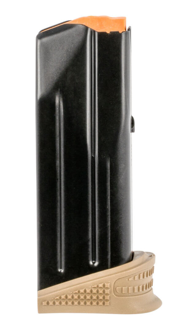FN 20100376 509 Compact 12rd Extended Floorplate 9mm Luger Black/Flat Dark Earth Steel FN 20100376 509 Compact 12rd Extended Floorplate 9mm Luger Black/Flat Dark Earth Steel