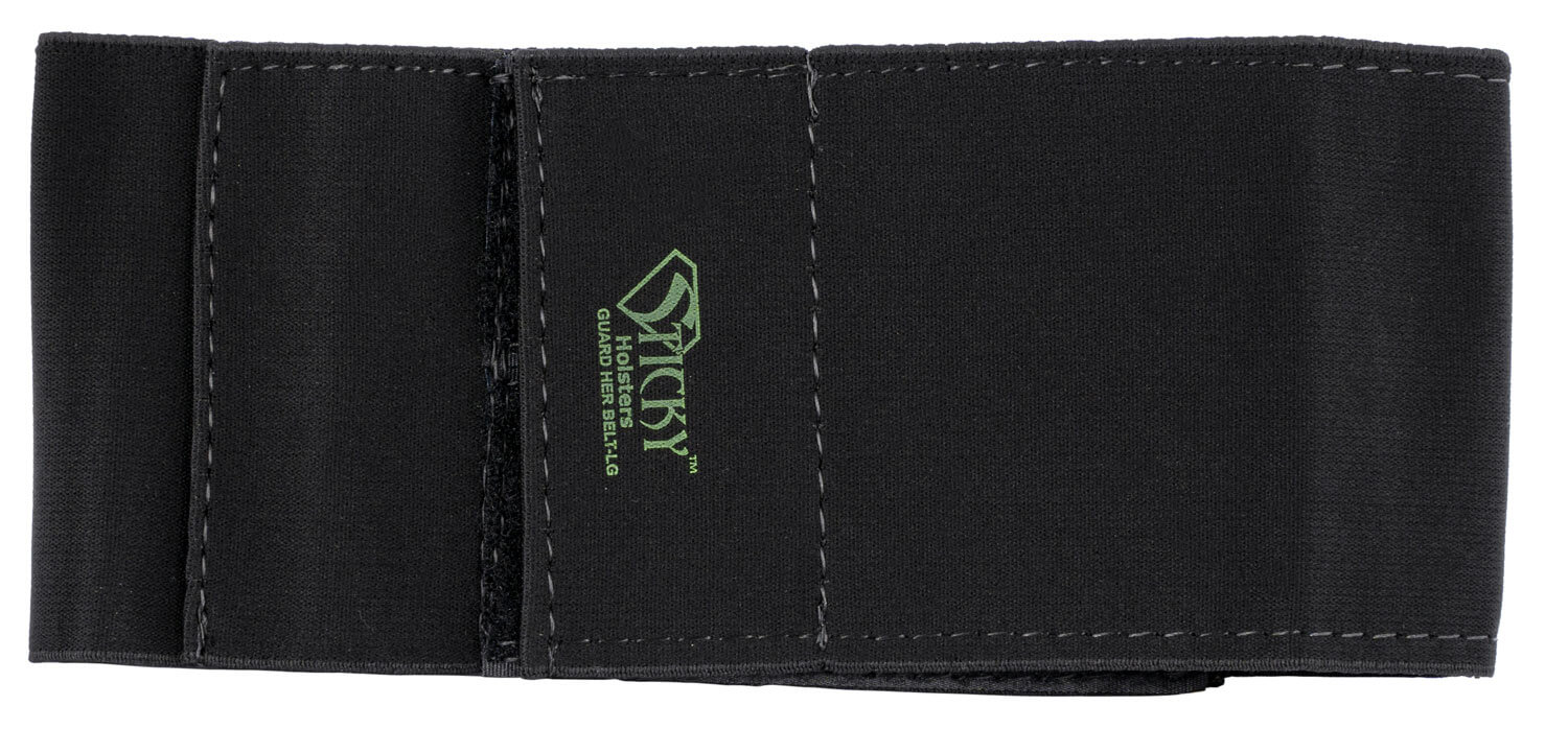 Sticky Holsters GHBTLG Guard Her  Garter Size Large Black Elastic Sticky Holsters GHBTLG Guard Her  Garter Size Large Black Elastic