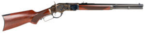 Taylors & Company 550202DE 1873 357 Mag Caliber with 10+1 Capacity 18″ Blued Half Octagon Barrel Color Case Hardened Metal Finish Walnut Fixed Pistol Grip Stock & Taylor Tuned Polished Right Hand (Full Size) Taylors & Company 550202DE 1873 357 Mag Caliber with 10+1 Capacity 18″ Blued Half Octagon Barrel Color Case Hardened Metal Finish Walnut Fixed Pistol Grip Stock & Taylor Tuned Polished Right Hand (Full Size)