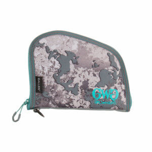 Girls With Guns 918 In The Shade Handgun Case 8″ Gray/Teal/Shade Camo Locking Zipper Girls With Guns 918 In The Shade Handgun Case 8″ Gray/Teal/Shade Camo Locking Zipper