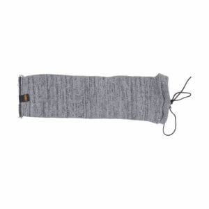 Allen 1314 Knit Handgun Sock  Heather Gray  Silicone Treatment  Drawstring Closure for Most Handguns up to 14 Long”