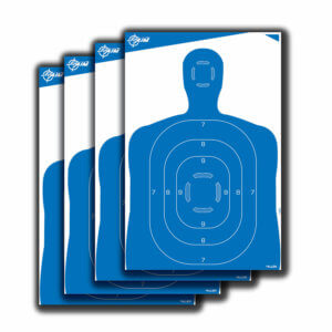 EZ-Aim 15331 Silhouette  Paper Hanging 23″ x 35″ Blue/White 4 Per Pack