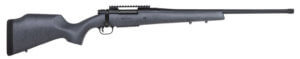 Mossberg 28103 Patriot Long Range Hunter 6.5 Creedmoor 5+1 Capacity  22″ Threaded/Fluted Barrel  Matte Blued Metal  Picatinny Rail  Benchrest Style Forend  Spider Gray Polymer-Coated Monte Carlo Hunting Stock w/Aluminum Bedding Pillars & Textured Grip