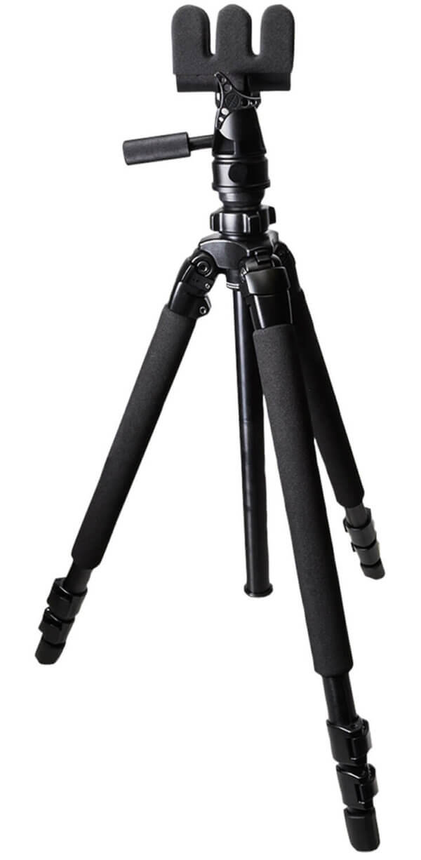 KOPF Jager KJ85001K K700 AMT Tripod made of Aluminum with Black Finish  Pivoting Reaper Grip  360 Degree Pan & 3-Level Leg Extensions