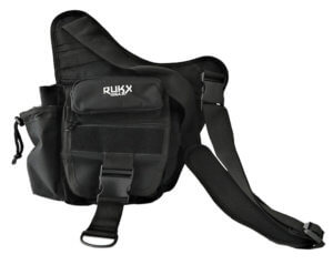 Rukx Gear ATICTSBB Sling Bag Black 600D Polyester Single Strap Rukx Gear ATICTSBB Sling Bag Black 600D Polyester Single Strap