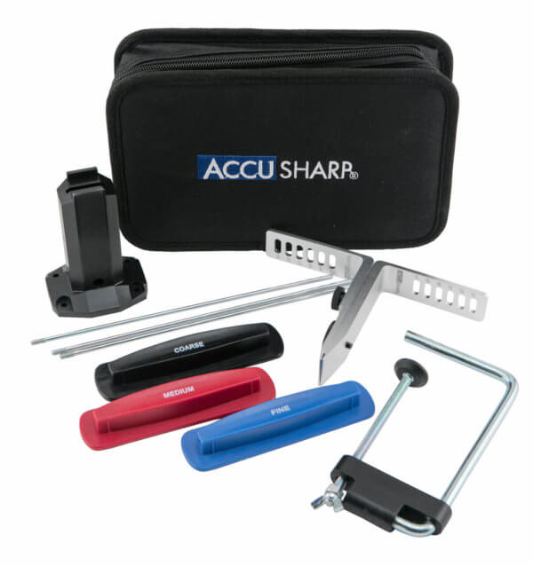 AccuSharp 060C 3-Stone Precision Set Coarse/Medium/Fine Diamond Alumina Ceramic Sharpener Multi Color AccuSharp 060C 3-Stone Precision Set Coarse/Medium/Fine Diamond Alumina Ceramic Sharpener Multi Color