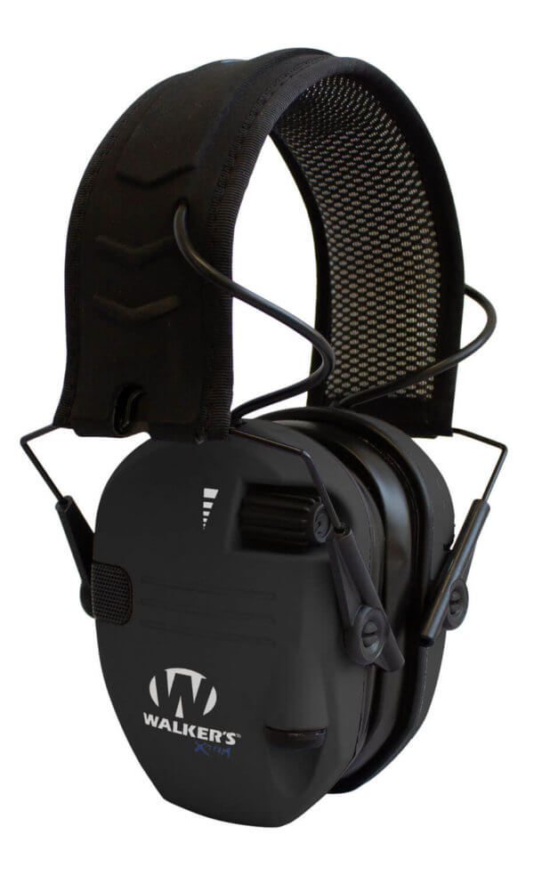 Walker’s GWPXRSEM Razor X-TRM Digital Electronic Muff 23 dB Over the Head Black Polymer