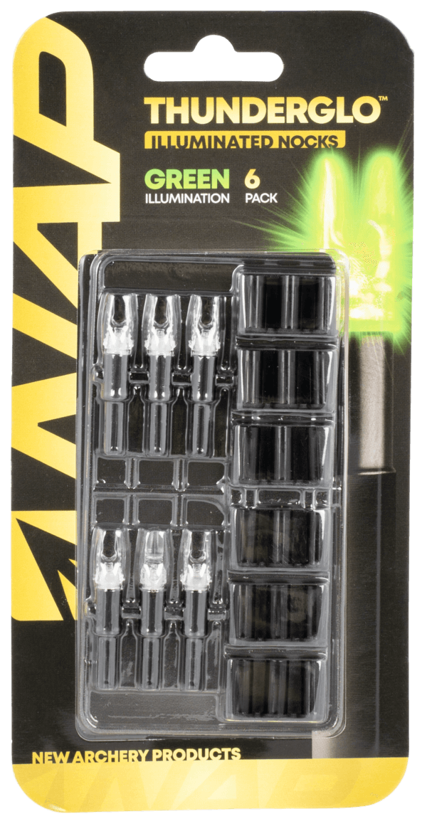 NAP NAPILLNGR Thunderglo Illuminated Nock Green Polycarbonate Aluminum Shaft/ 6 Pack NAP NAPILLNGR Thunderglo Illuminated Nock Green Polycarbonate Aluminum Shaft/ 6 Pack