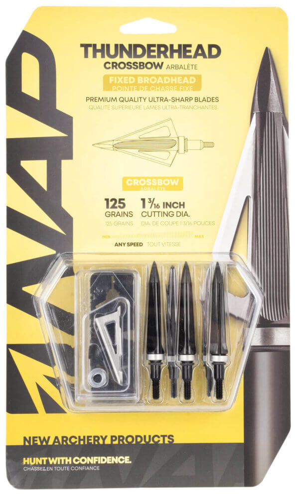 NAP NAP60695 Thunderhead Broadhead 125 GR/ 5 Pack NAP NAP60695 Thunderhead Broadhead 125 GR/ 5 Pack