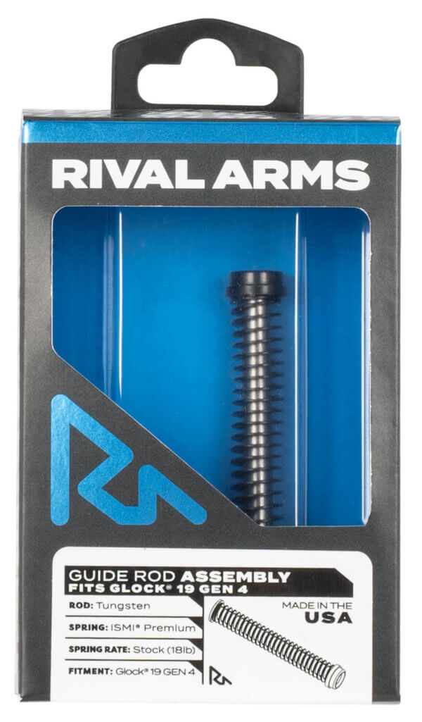 Rival Arms RA50G211T Guide Rod Assembly Tungsten for Glock 19 Gen4 Rival Arms RA50G211T Guide Rod Assembly Tungsten for Glock 19 Gen4