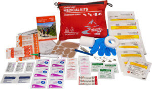 Adventure Medical Kits 01050100 Sportsman 100 Medical Kit Treats Injuries/Illnesses Waterproof Red Adventure Medical Kits 01050100 Sportsman 100 Medical Kit Treats Injuries/Illnesses Waterproof Red