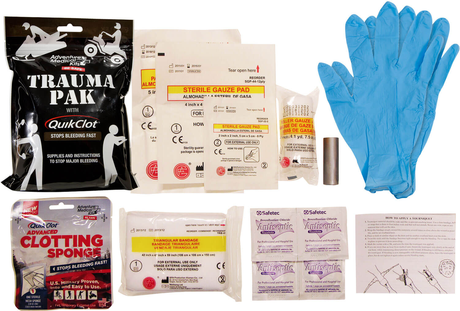 Adventure Medical Kits 20640295 Trauma Pak I Stop Bleeding Adventure Medical Kits 20640295 Trauma Pak I Stop Bleeding