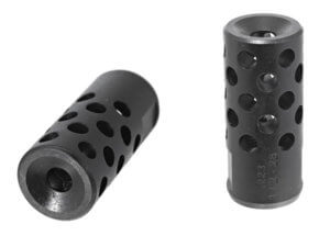 Ruger 90486 Radial Ported Muzzle Brake AR-15 5.56 45mm NATO Black Oxide Steel with 1/2″-28 tpi Threads  1.75″ OAL & .75″ Diameter