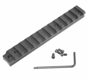 Ruger 90690 Picatinny Rail  Black Anodized Aluminum Fits Ruger Precision 30 MOA