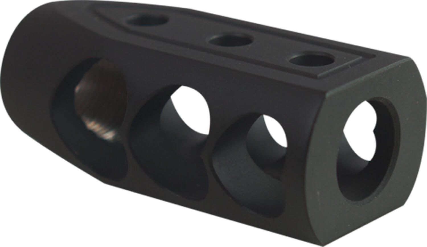 Timber Creek Outdoors 50BEOHBBLC Muzzle Brake Black Cerakote with 49/64-20 tpi Threads for 50 Beowulf AR-Platform Timber Creek Outdoors 50BEOHBBLC Muzzle Brake Black Cerakote with 49/64-20 tpi Threads for 50 Beowulf AR-Platform