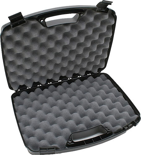 MTM Case-Gard 80940 Double Handgun Case Black Polypropylene Holds 2 Handguns w/ up to 8′ Barrels MTM Case-Gard 80940 Double Handgun Case Black Polypropylene Holds 2 Handguns w/ up to 8′ Barrels