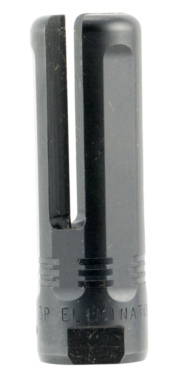 SureFire 3PELIMINATOR5561228 3P Eliminator Flash Hider Black Nitride Stainless Steel with 1/2″-28 tpi Threads & 2.60″ OAL for 5.56x45mm NATO M16  M4