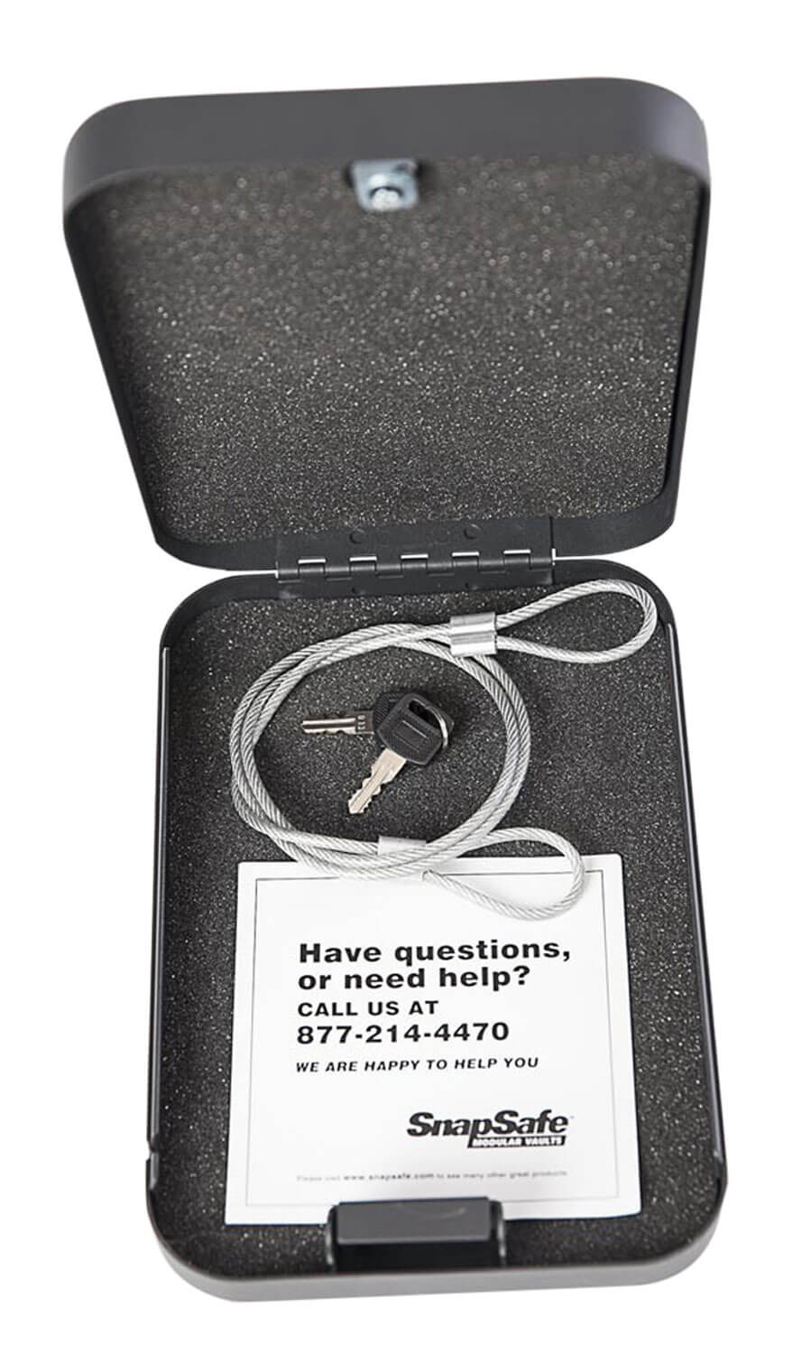 SnapSafe 75220 Lock Box 2XL Key Entry Black Steel 11.50″ L x 8.50″ W x 2.50″ D SnapSafe 75220 Lock Box 2XL Key Entry Black Steel 11.50″ L x 8.50″ W x 2.50″ D