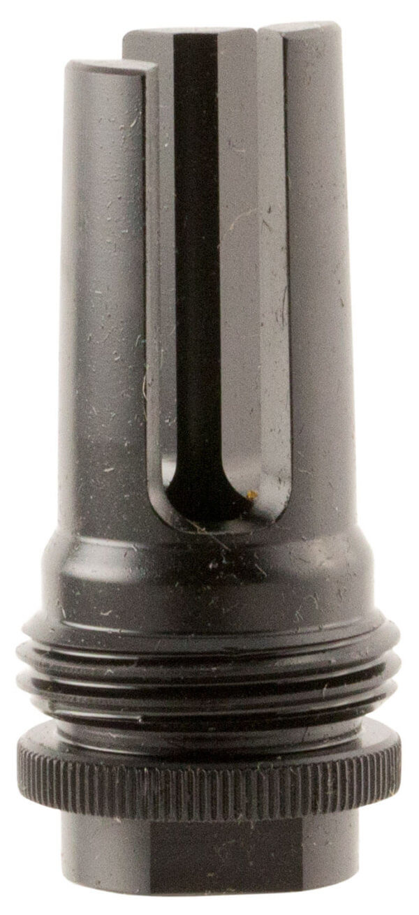 SilencerCo AC1562 ASR Flash Hider Black Steel with 1/2″-36 tpi Threads for 9mm