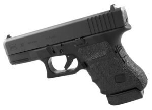 Talon Grips 107R Adhesive Grip  Compatible w/ Glock 29SF/30SF/30S/36 Gen3  Black Textured Rubber