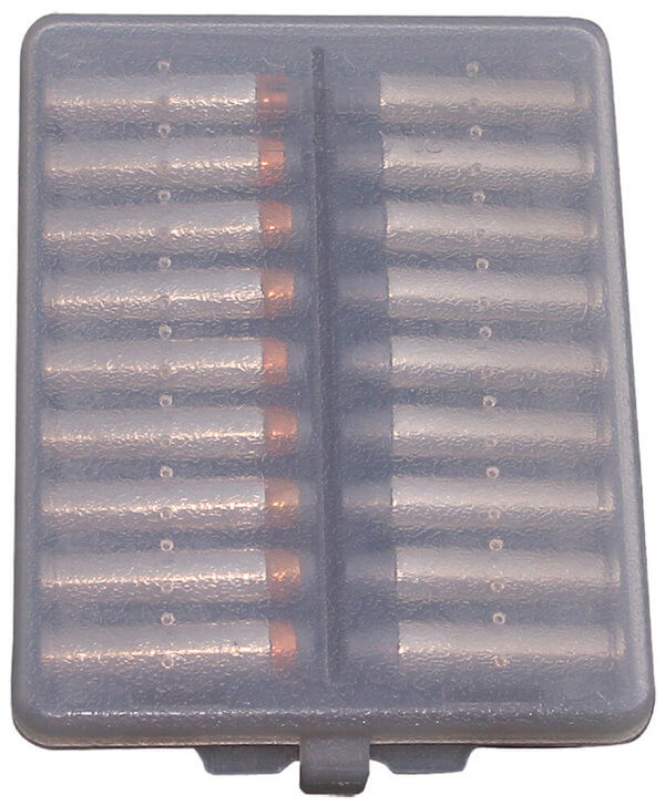 MTM Case-Gard W184441 Ammo Wallet  Handgun 44 Mag 18rd Clear Smoke Polymer