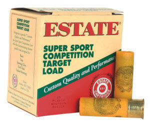 Estate Cartridge SS2075 Super Sport Competition Target 20Gauge 2.75ā³ 7/8oz 7.5Shot 25rd Box Estate Cartridge SS2075 Super Sport Competition Target 20Gauge 2.75ā³ 7/8oz 7.5Shot 25rd Box